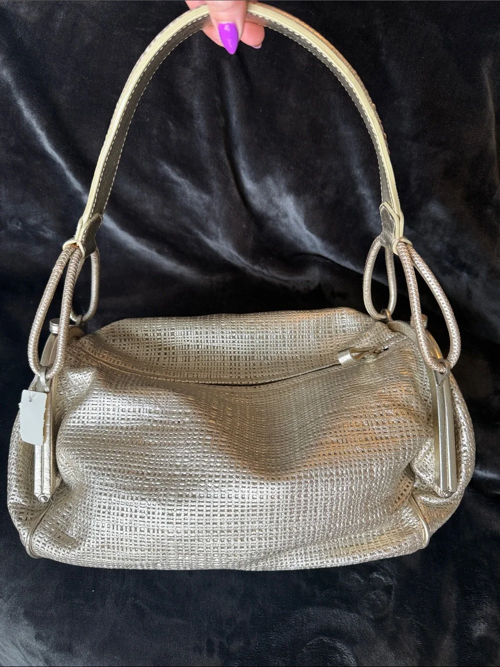 Sondra Roberts - Metallic Gold Women’s Shoulder Bag